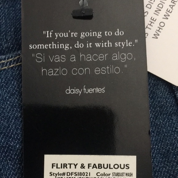 🔆SOLD🔆 DAISY FUENTES moda Jeans sz 8. - Picture 7 of 8